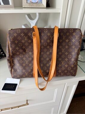 Vintage LOUIS VUITTON Monogram Canvas Sac Flanerie 45 Travel Bag Made In France